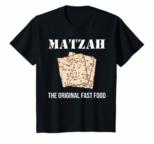 Matzah The Original Fast Food T-shirt Funny Passover Gift