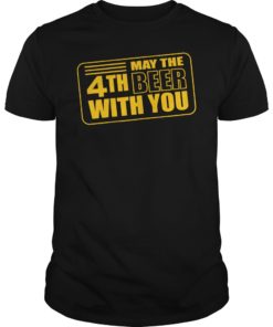 May The 4th Beer With U Funny Drinking Party TShirt