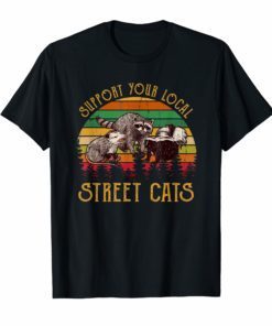 Meme Kittens Vintage Shirt Support Your Local Street Cats