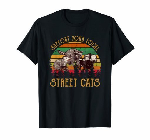 Meme Kittens Vintage Shirt Support Your Local Street Cats