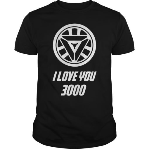 Mens I Love You 3000 Thank Tony Funny Shirt