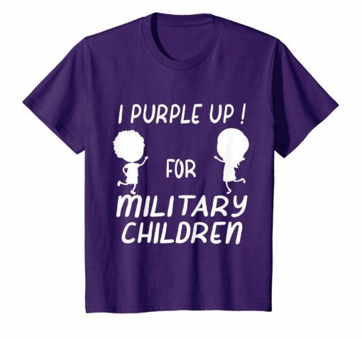 Military Child Month Purple Up Of The Military Child TShirt