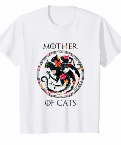 Mother of Cats Hot 2019 T-Shirt Gifts For Cat Lovers TShirt