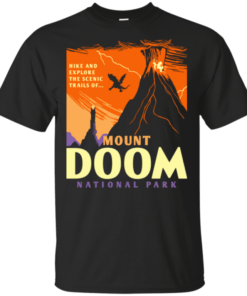 Mount Doom National Park T-shirt For Camping Lover