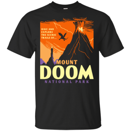 Mount Doom National Park T-shirt For Camping Lover