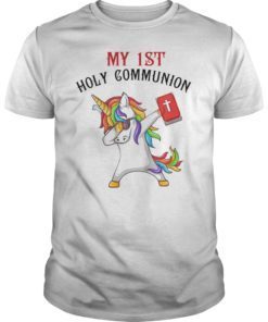 My 1st Holy Communion Unicorn Dabbing Gift Shirt