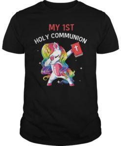 My 1st Holy Communion Unicorn Dabbing Unisex Shirt