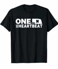 Nebraska Football One State One Heartbeat T-Shirt