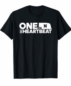 Nebraska Football One State One Heartbeat T-shirt