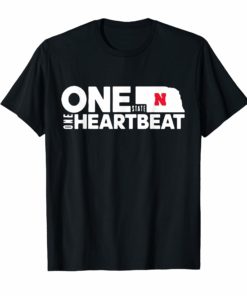 Nebraska One State One Heartbeat Unisex Shirt