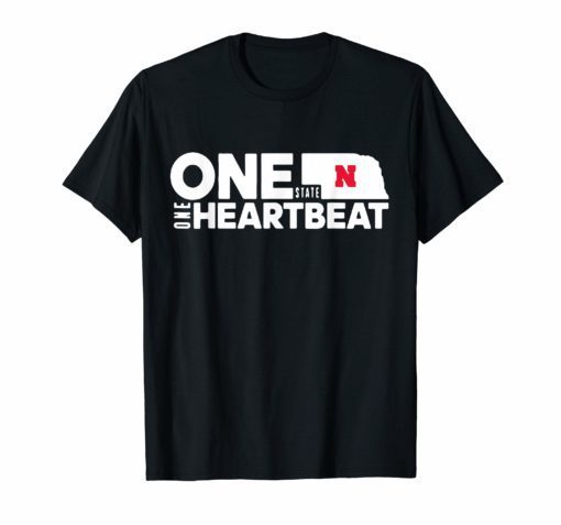 Nebraska One State One Heartbeat Unisex Shirt