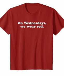 On Wednesdays We Wear Red Tee Red For Ed
