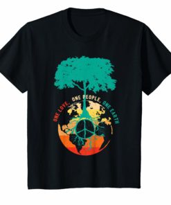 One Love One People One Earth Shirt