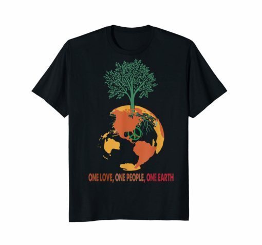 One Love One People One Earth Tee Shirt