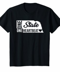 One State One Heartbeat Nebraska Football T-shirt