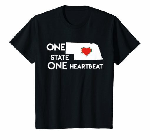 One State One Heartbeat Nebraska Shirt