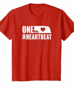 One State One Heartbeat Nebraska T-Shirt