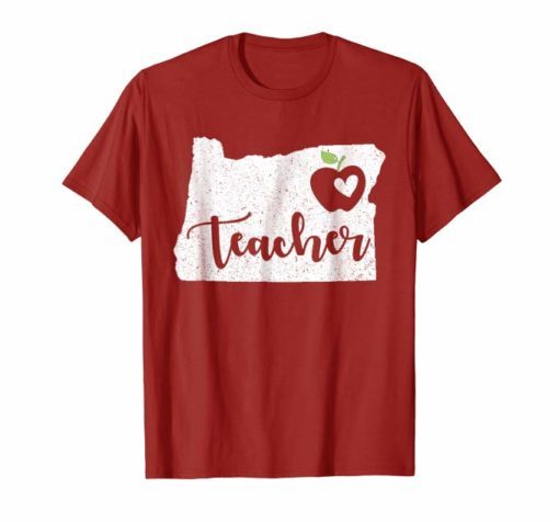 Oregon Teacher Red For Ed T-Shirt