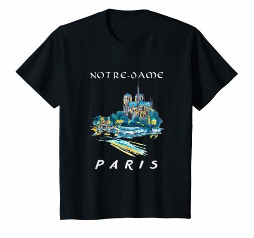 Paris France City Notre Dame Shirt