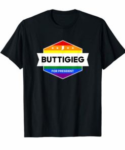 Pete Buttigieg 2020 for President LGBT Rainbow Campaign Shirt