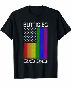 Pete Buttigieg for President 2020 American Flag LGBT TShirt