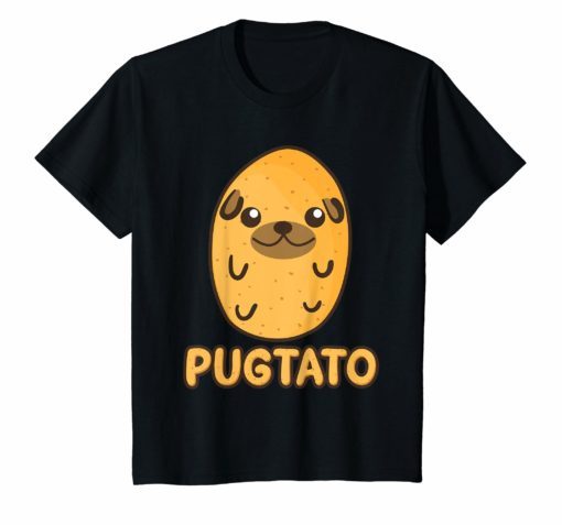 Pugtato Shirt Cool Awesome Pug Dog Breed T-Shirt Gift