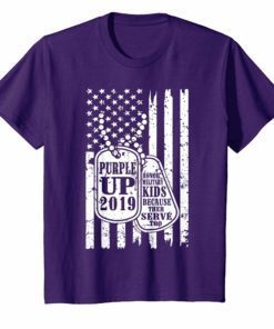 Purple-Up 2019-Military Child Month Purple Shirt Gift