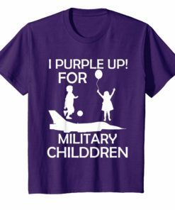 Purple Up 2019 T-Shirt For The Month Of The Military Child