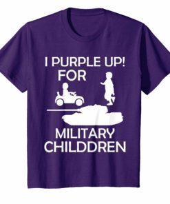 Purple Up 2019 T-Shirt For The Month Of The Military Child