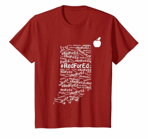 Red For Ed Indiana Teacher T-Shirt