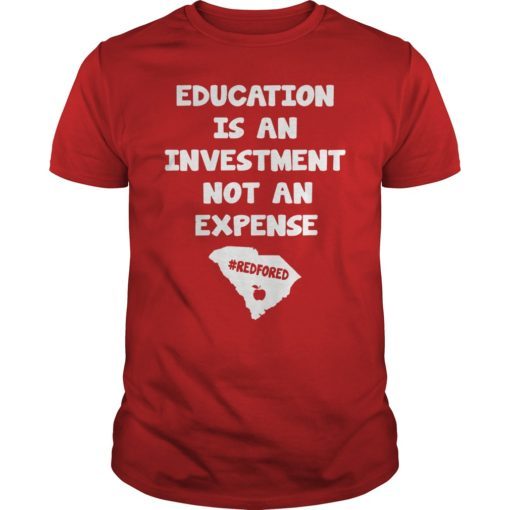 Red For Ed South Carolina Education Teachers T-Shirt Gifts