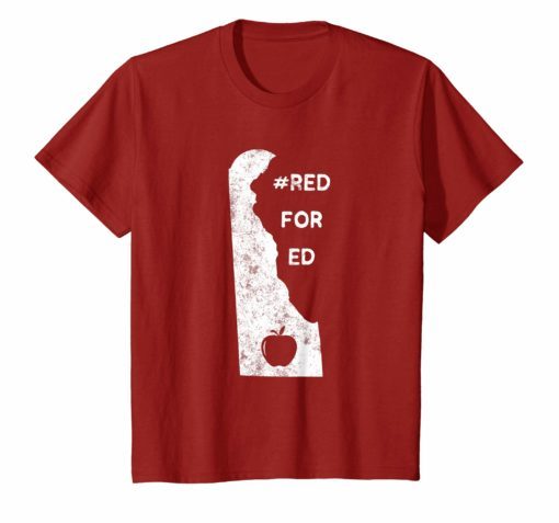 Red For Ed T-Shirt Delaware