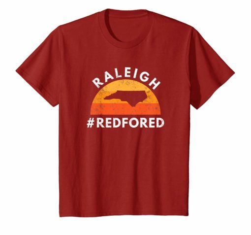 Red For Ed T-Shirt North Carolina Teacher Raleigh