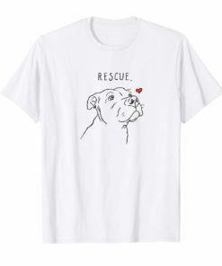 Rescue Dog Pitbull Shirt