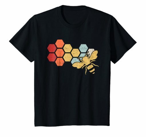 Retro Vintage Beekeeper Beekeeping Honey T-Shirt