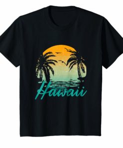 Retro Vintage Hawaii Beach Shirt The Aloha State T-Shirt