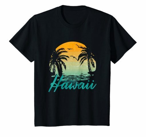 Retro Vintage Hawaii Beach Shirt The Aloha State T-Shirt