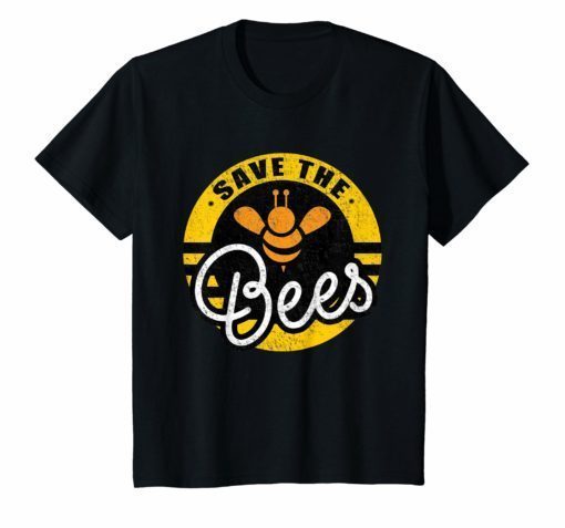 Save The Bees Tshirt Planet Earth Day Beekeeper Beekeeping