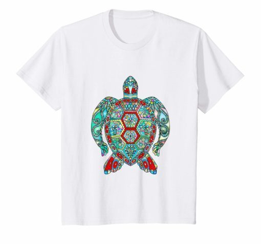 Sea Turtle Hawaiian Peace Spiritual Tribal Turtle Shirt