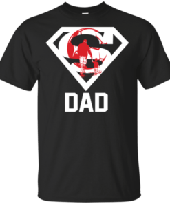 Soccer Superhero Dad With Son T-shirt For Fathers Day