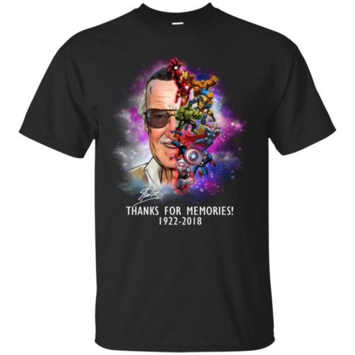 Stan Lee And Superheroes Thanks For Memories Shirt
