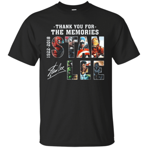 Stan Lee Thank You For The Memories Unisex T-Shirt