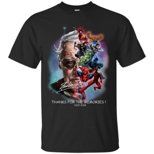 Stan Lee Thanks For The Memories 1922-2018 Shirt