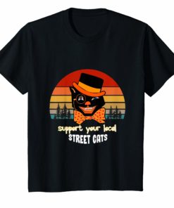 Sunset I Do What Support Your Local Street Cats T-Shirt