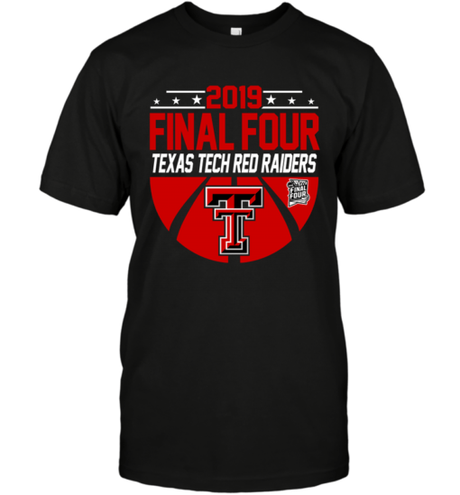 TEXAS TECH RED RAIDERS 2019 NCAA MEN’S BASKETBALL TOURNAMENT MARCH MADNESS FINAL FOUR BOUND CARRY TRI BLEND TEE SHIRT