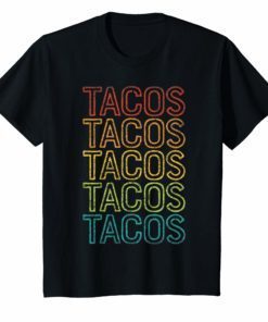 Taco T shirt Men Women Retro Tacos Vintage Tuesday Mexican