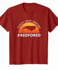Teach Love Inspire Red For Ed T-Shirt