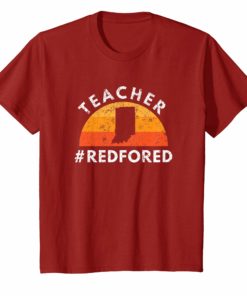 Teacher Indiana Red For Ed T-Shirt