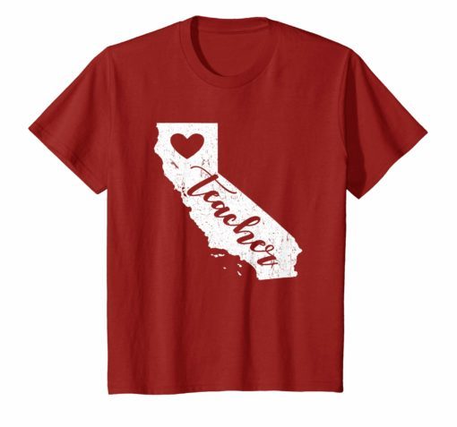 Teacher Red For Ed T-Shirt California
