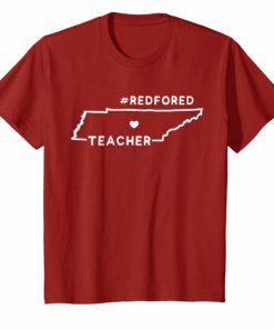 Teacher Red For Ed T-Shirt Tennessee